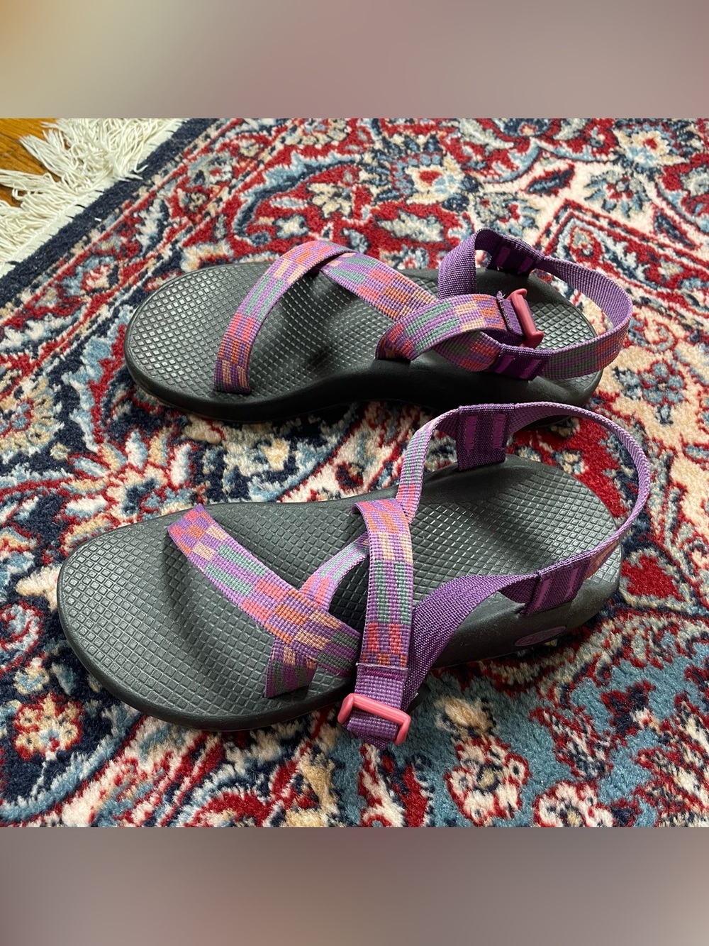 Chaco Women's Z/1 Adjustable Strap Classic Sandal in Deco Purple Women’s 8